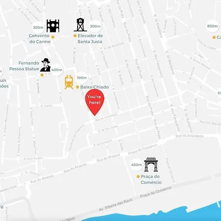 Апартаменты Downtown Nova Baixa Chiado Лиссабон